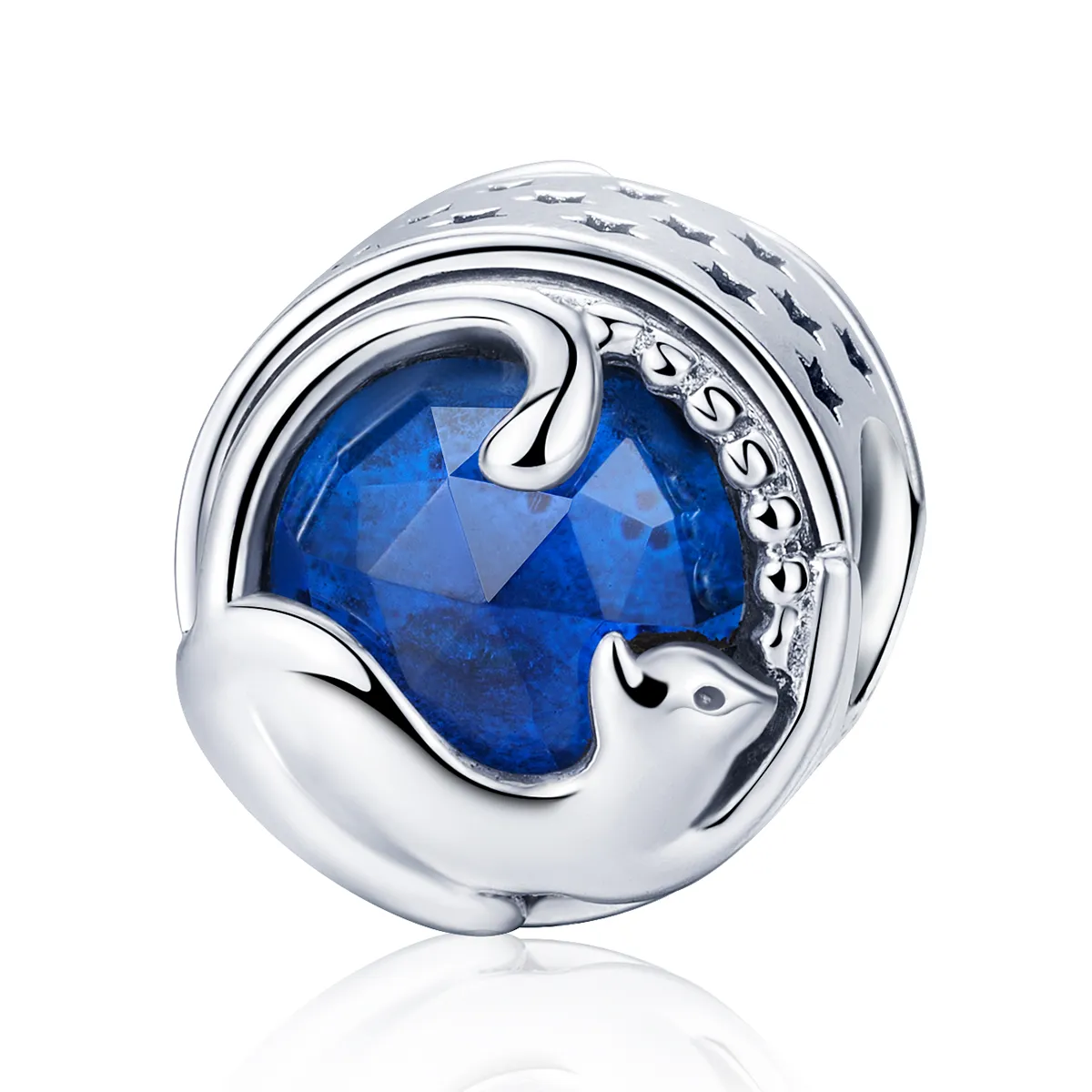 Pandora Style Sølv Leken Cat Charm - SCC708