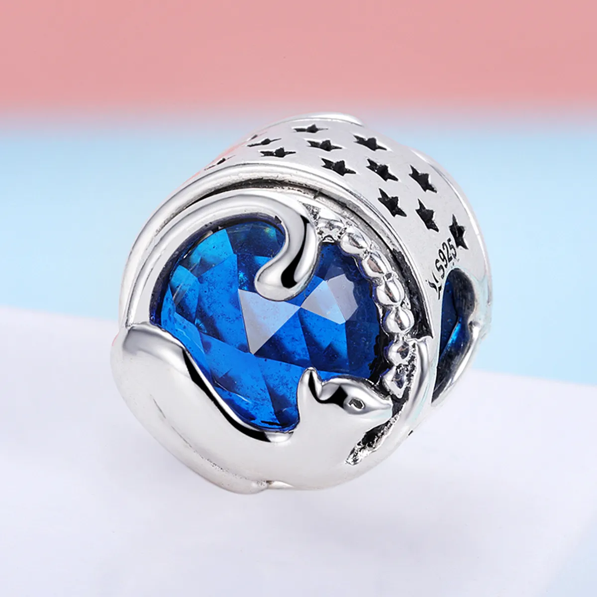 Pandora Style Sølv Leken Cat Charm - SCC708