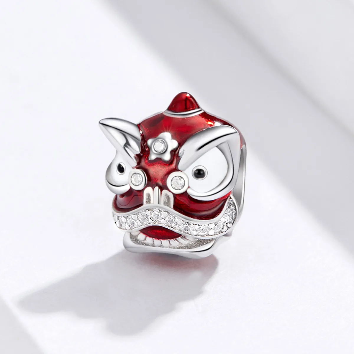 Pandora Style Sølv Lion Dance Charm - BSC086