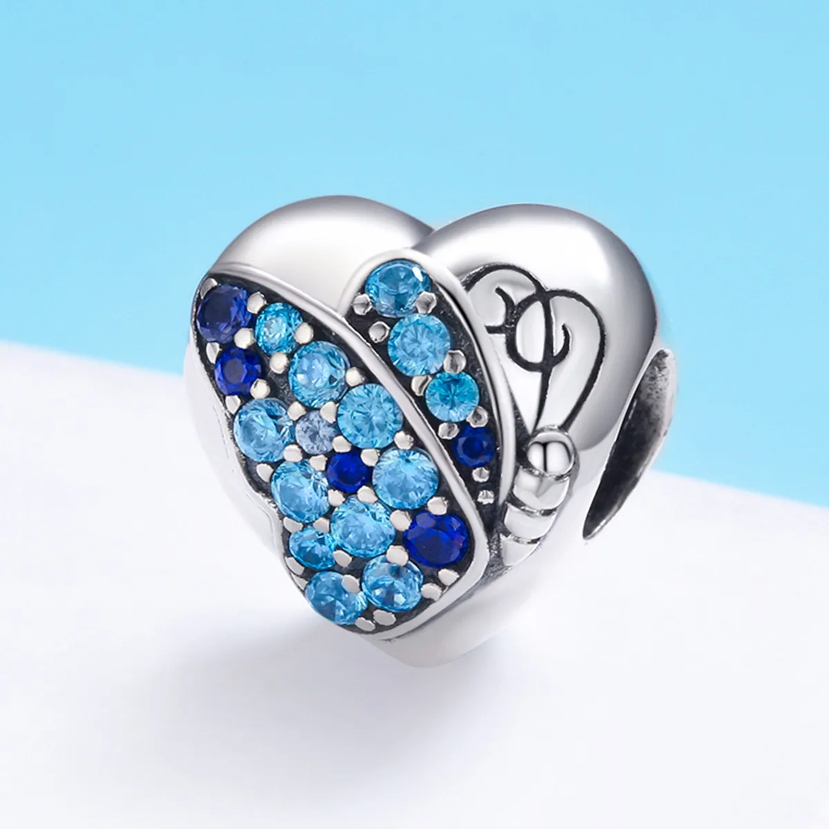 Pandora Style Sølv Love of Butterfly Charm - SCC653