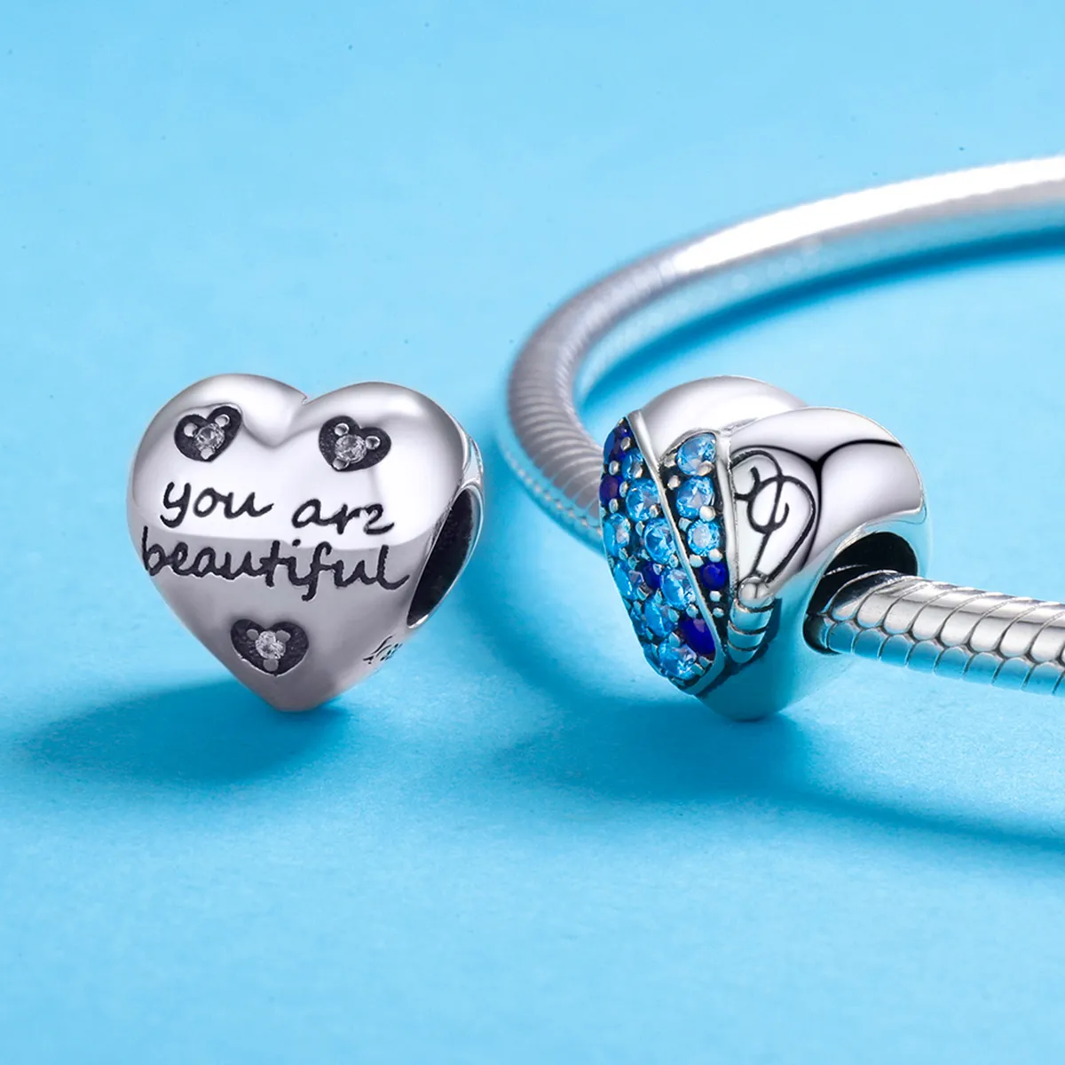 Pandora Style Sølv Love of Butterfly Charm - SCC653