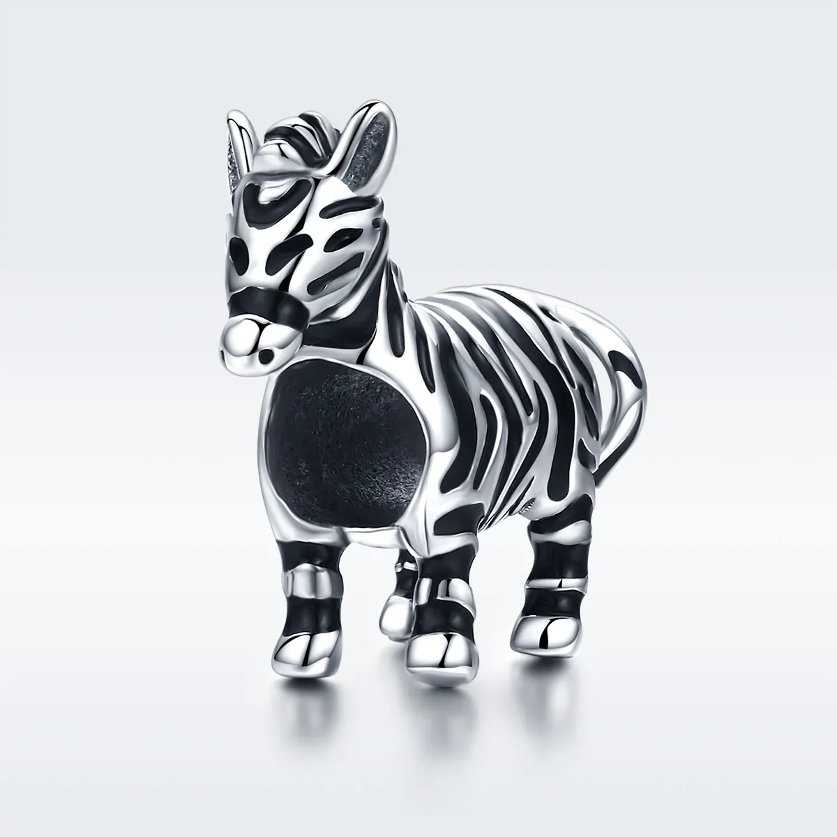 Pandora Style Sølv Lovely Animal Zebra Charm - SCC550