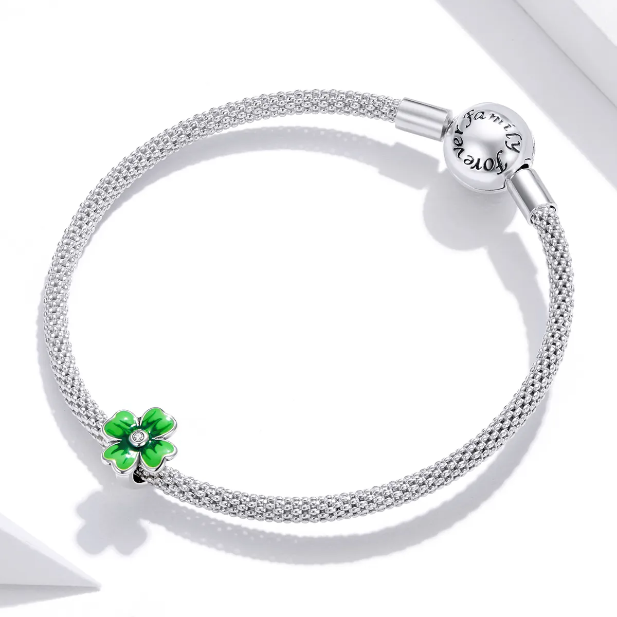 Pandora Style Sølv Lucky Clover Charm - SCC1749