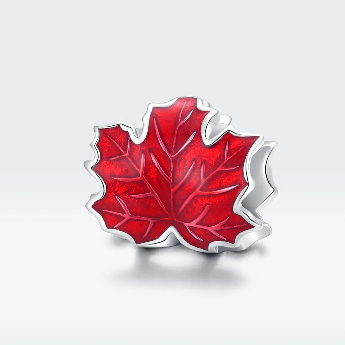 Pandora Style Sølv Maple Leaf Charm - BSC335