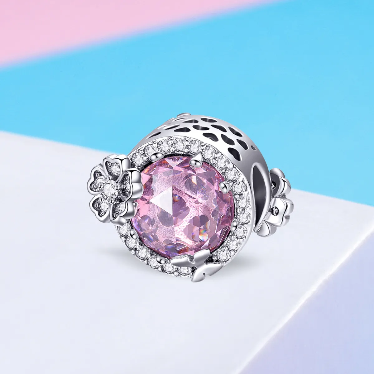 Pandora Style Sølv Rosa Flavor Charm - SCC904