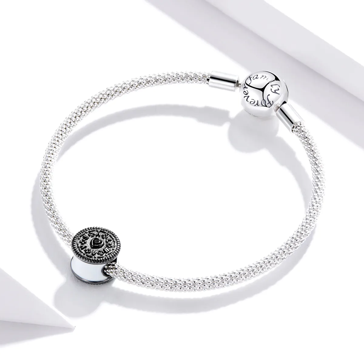 Pandora Style Sølv Sndwich Kjeks Charm - BSC352