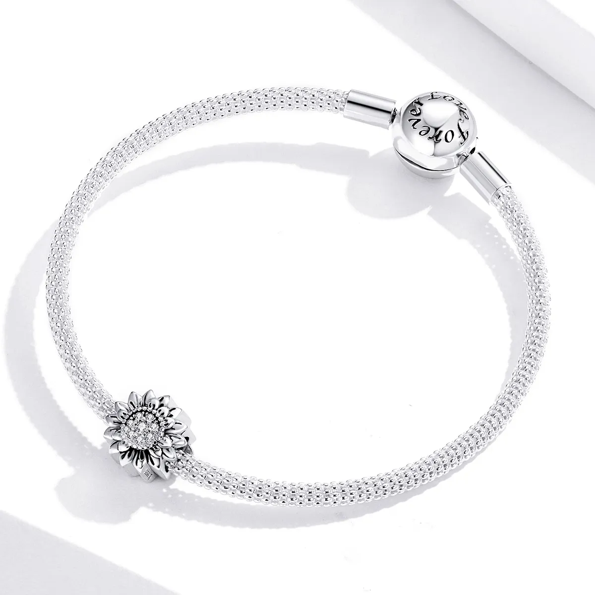 Pandora Style Sølv Solsikke Charm - SCC1507