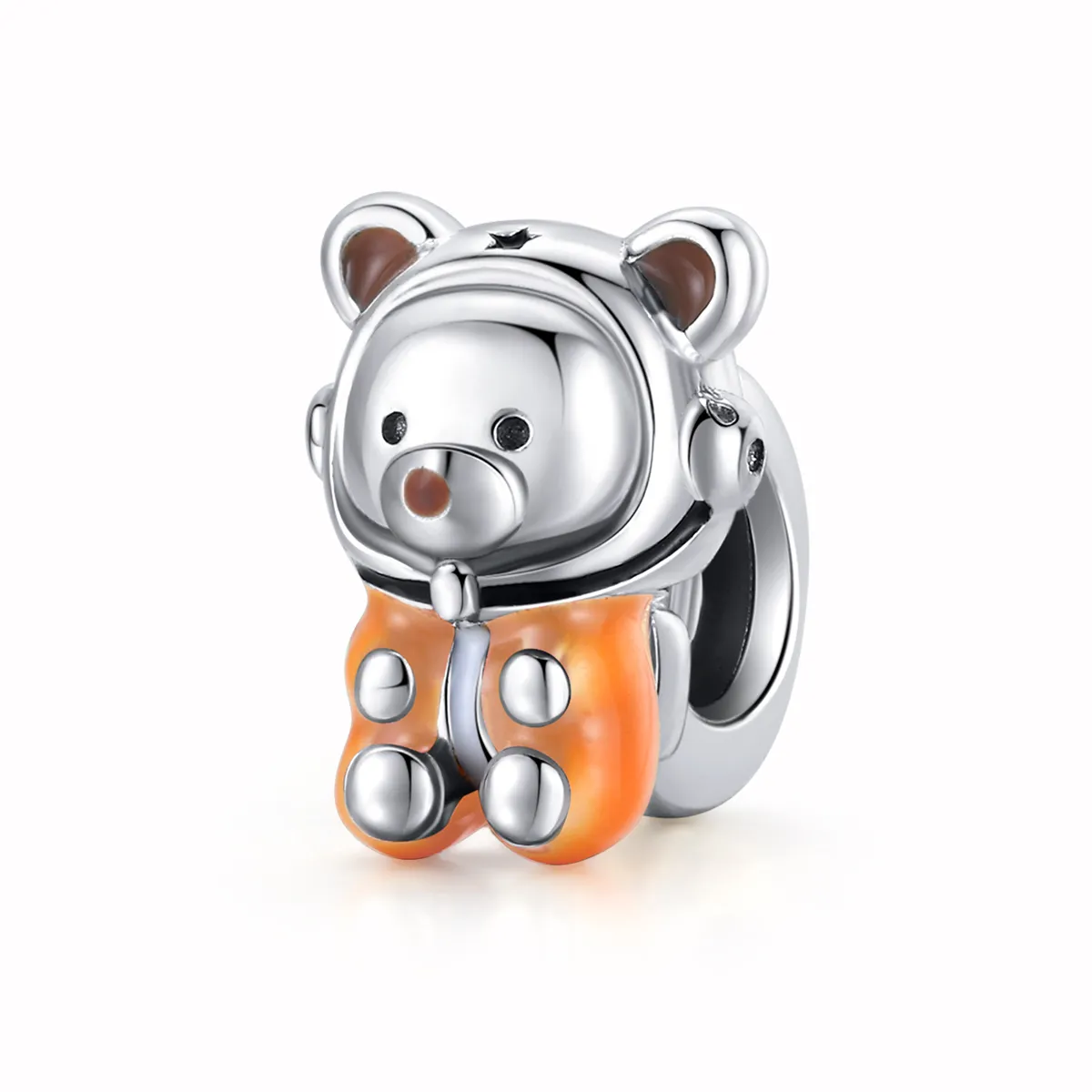 Pandora Style Sølv Space Bear Charm - SCC1693