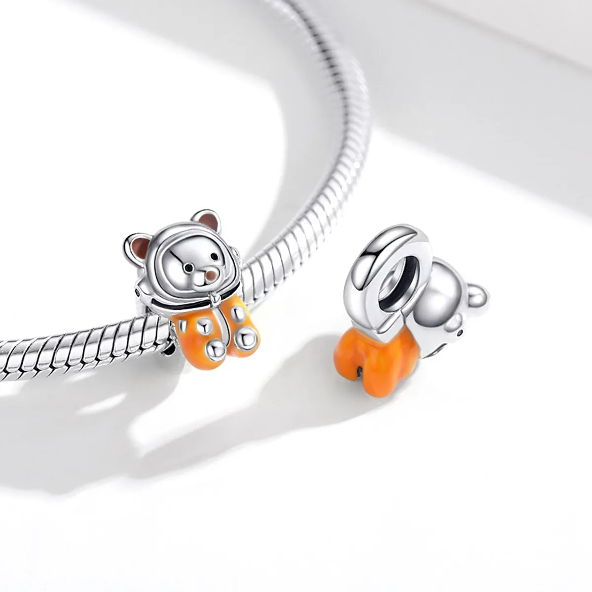 Pandora Style Sølv Space Bear Charm - SCC1693