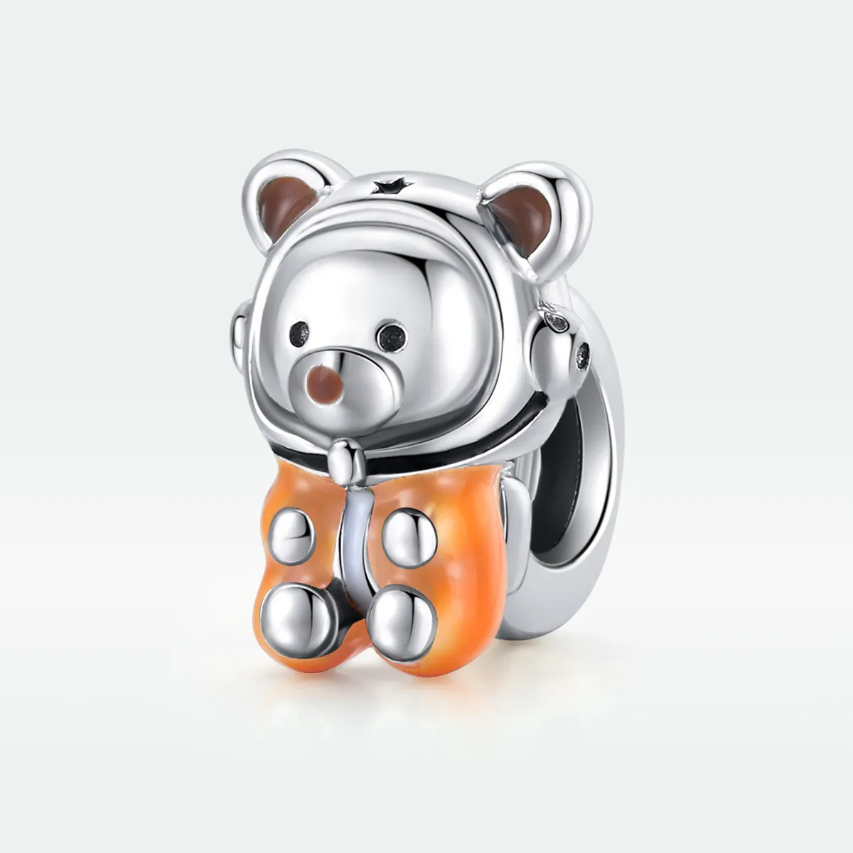 Pandora Style Sølv Space Bear Charm - SCC1693