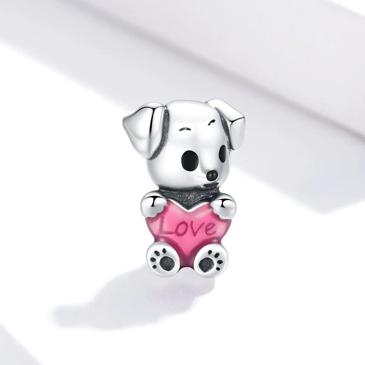 Pandora Style Sølv Søt Puppy Charm - SCC1677