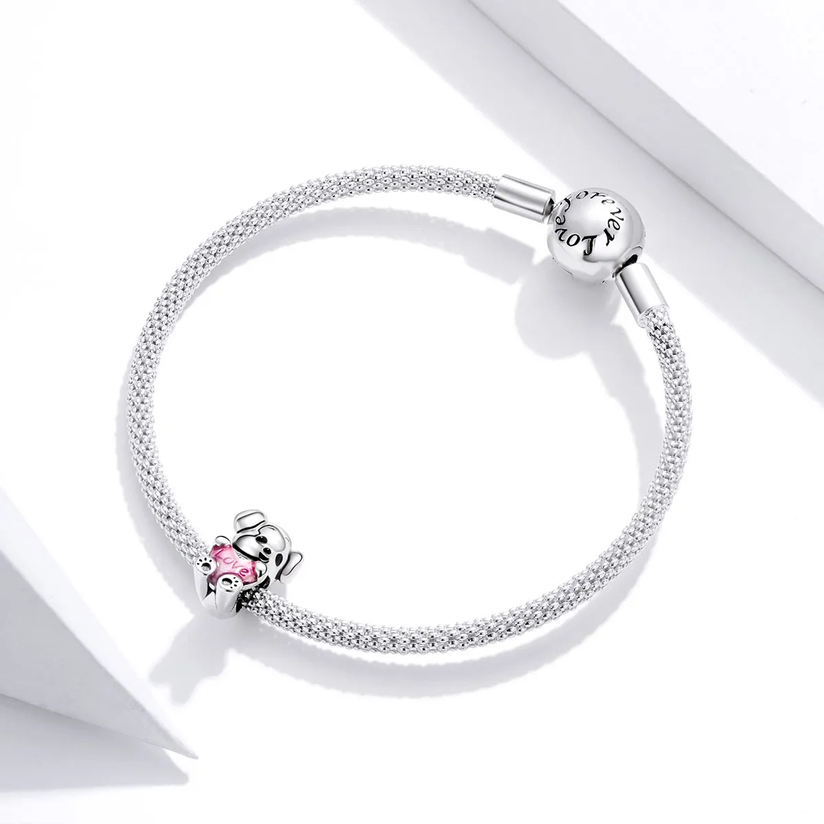 Pandora Style Sølv Søt Puppy Charm - SCC1677