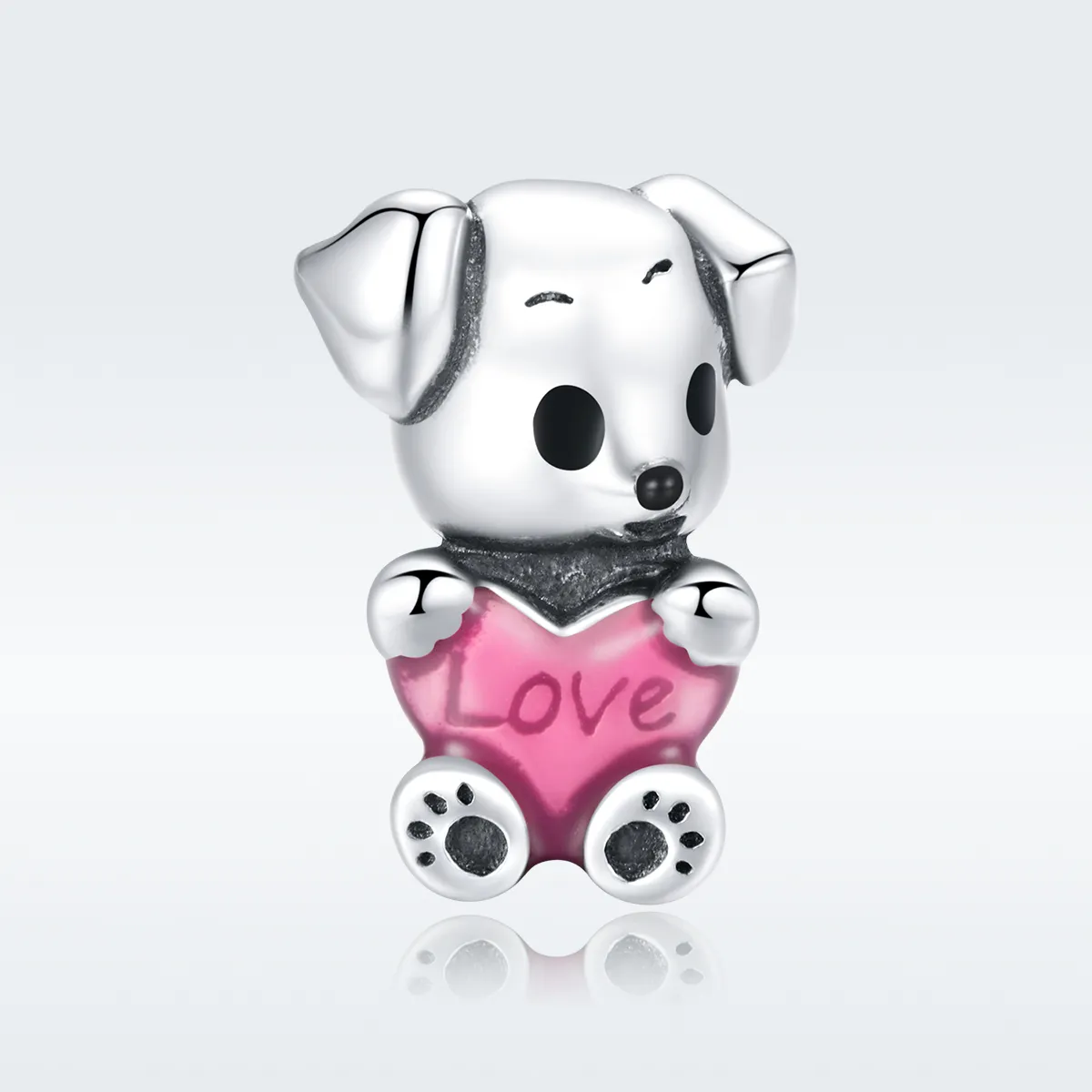 Pandora Style Sølv Søt Puppy Charm - SCC1677