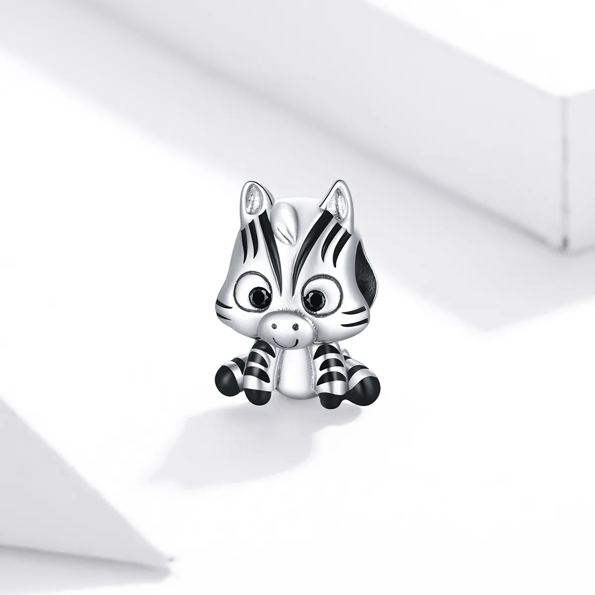 Pandora Style Sølv tegneserie Zebra Charm - BSC387