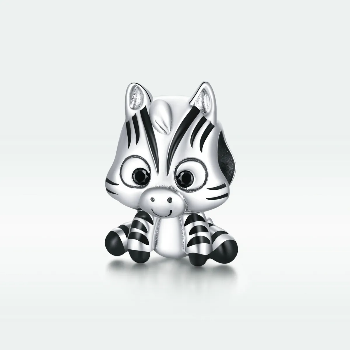 Pandora Style Sølv tegneserie Zebra Charm - BSC387