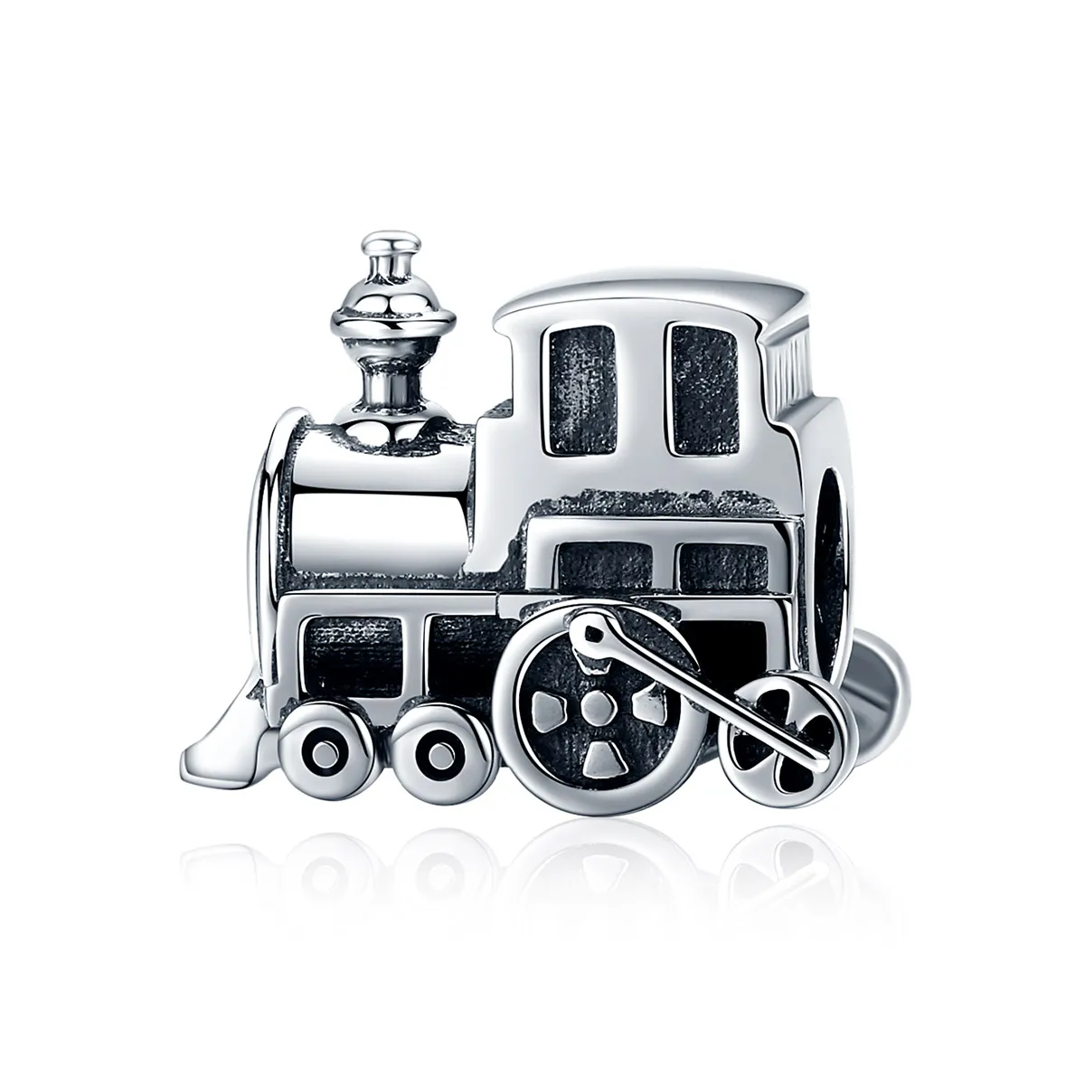 Pandora Style Sølv Vintage Train Charm - SCC507