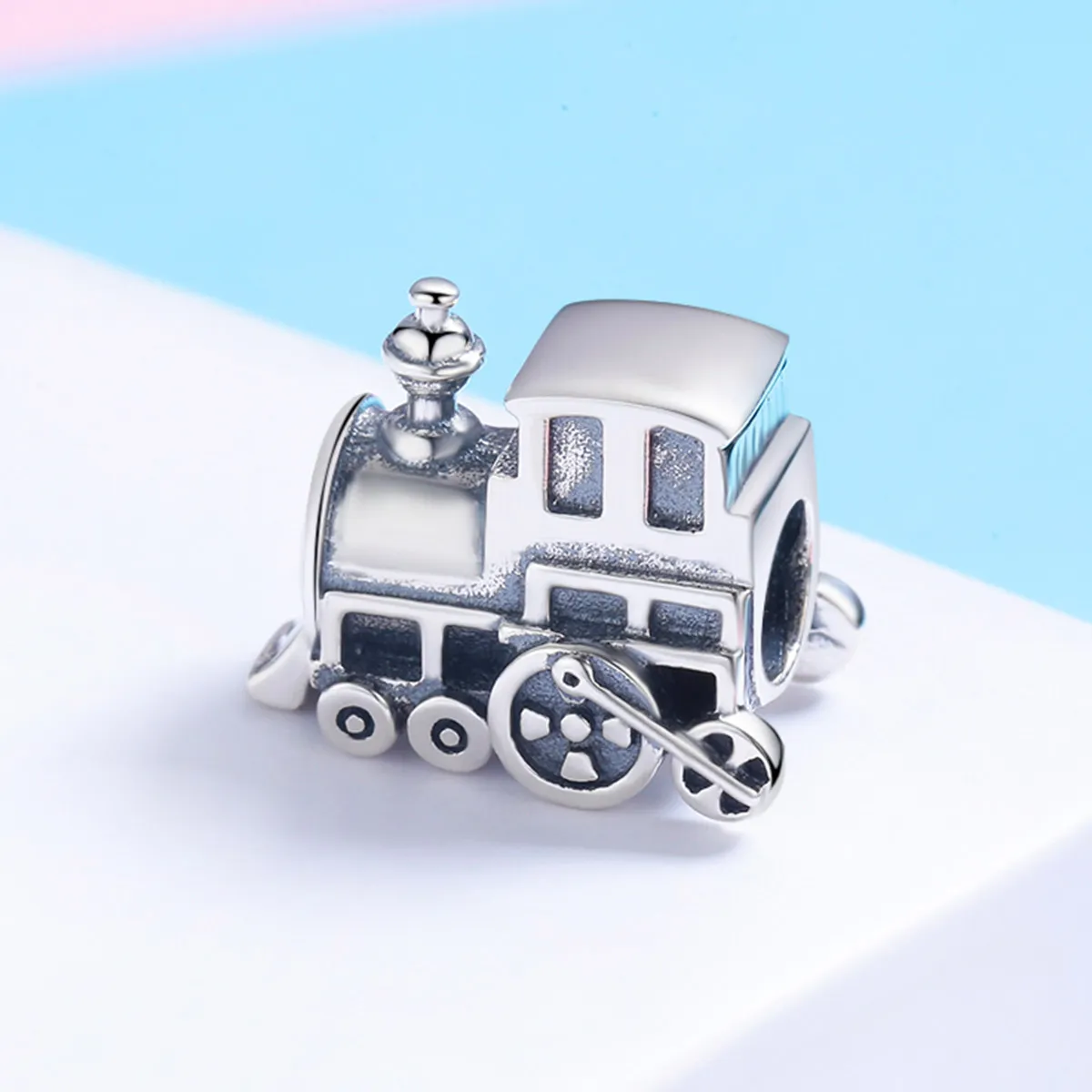 Pandora Style Sølv Vintage Train Charm - SCC507