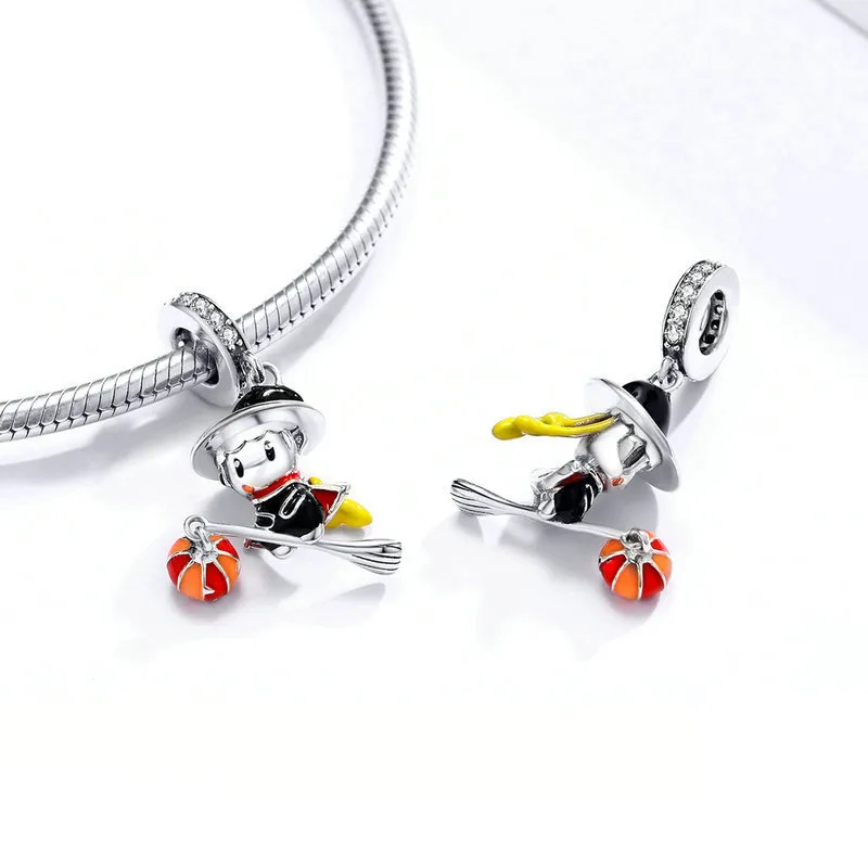 Pandora Style Sølv Witch Charm - BSC240