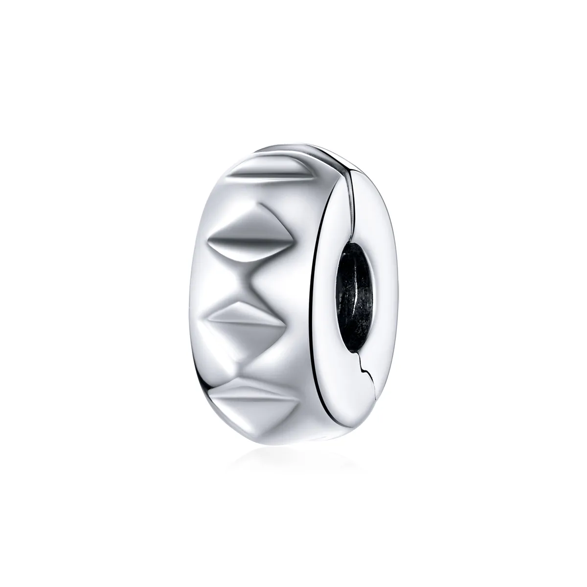 Pandora Style Silver Rivet Clip - SCC1780