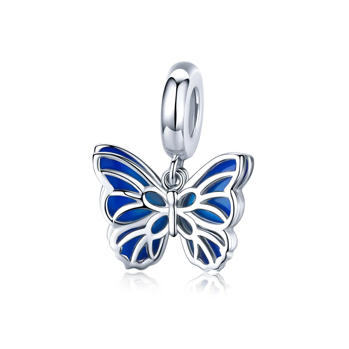 pandora style silver butterfly dingle bsc149