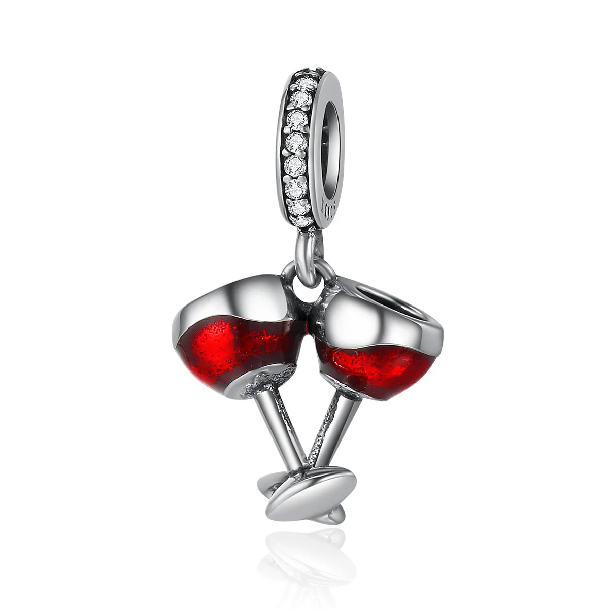 Pandora Style Silver Cheers Dangle - SCC478