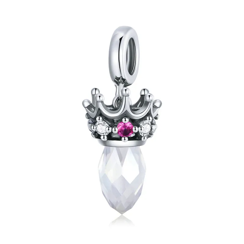 Pandora Style Silver Crown Dingle - SCC1772