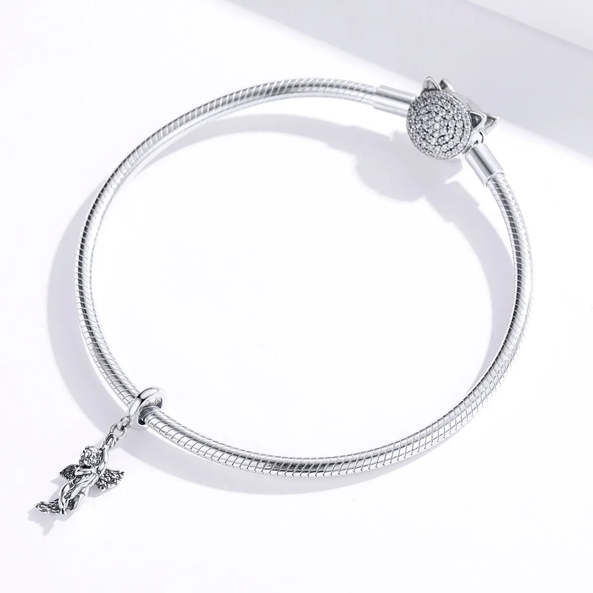 Pandora Style Silver Cupid Dangle - SCC1405