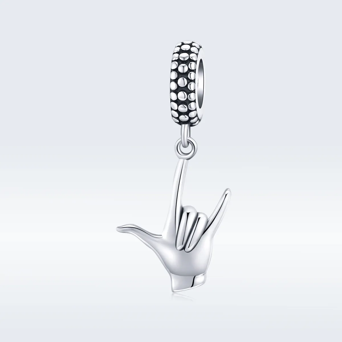 Pandora Style Silver Gesture Dingle - SCC1438