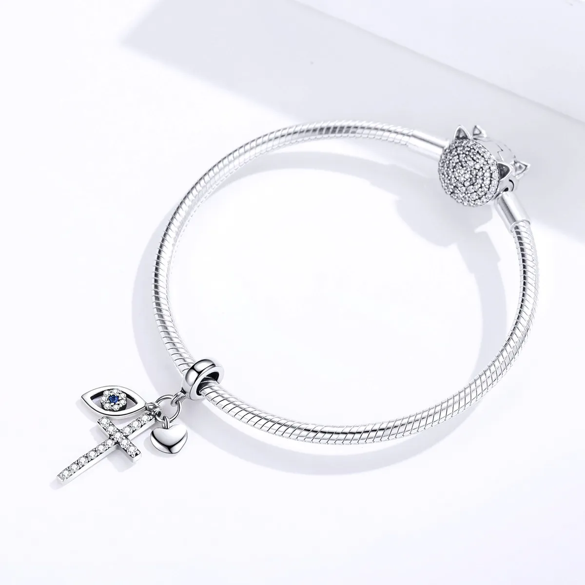 Pandora Style Silver Guardian Dangle - SCC1327