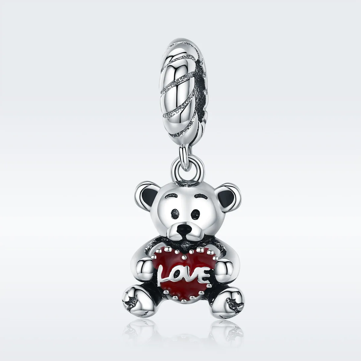 Pandora Style Silver Little Bear Dingle - SCC521