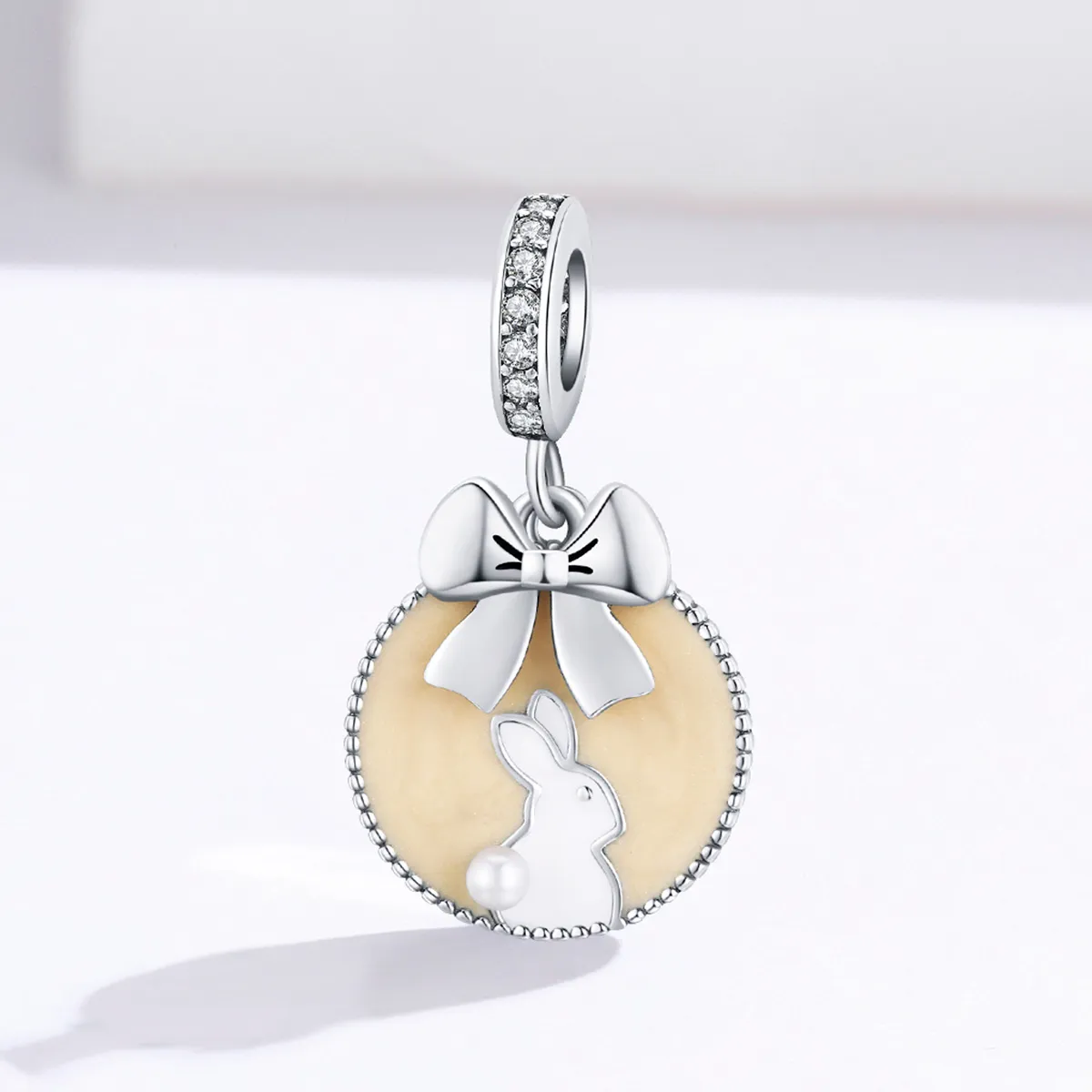 Pandora Style Silver Rabbit Dingle - SCC1439