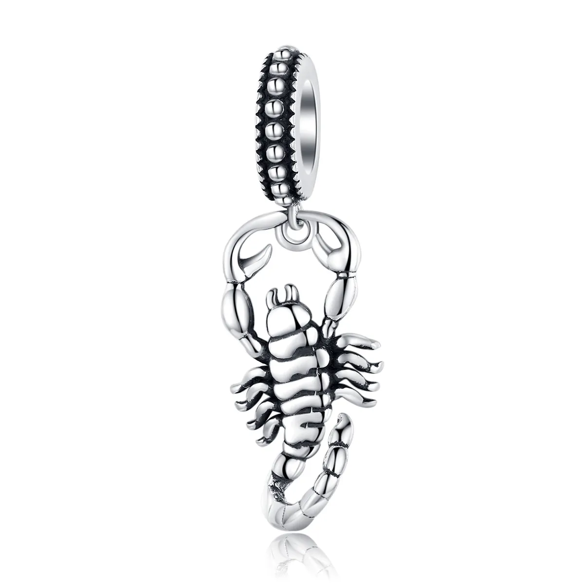 Pandora Style Silver Scorpio Dangle - SCC1329