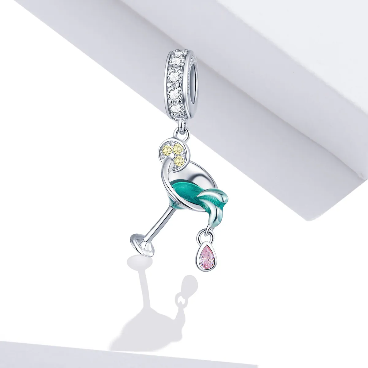 Pandora Style Silver Summer Cocktail Dingle - BSC262