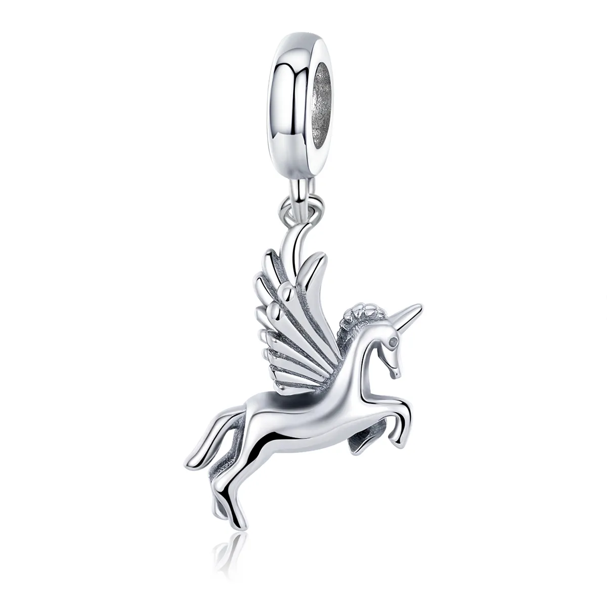 Pandora Style Silver Unicorn Memory Dingle - SCC704