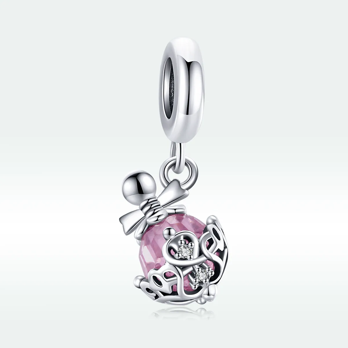 Pandora Style Sølv parfymeflaske Dangle - SCC1734