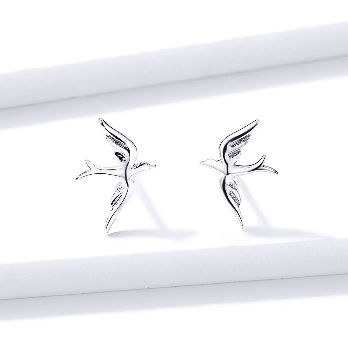 Pandora Style Silver Spring Swallow Stud øredobber - BSE302