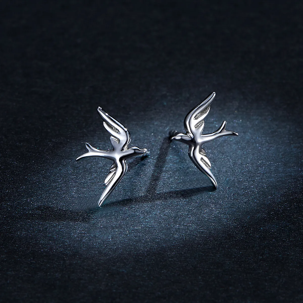 Pandora Style Silver Spring Swallow Stud øredobber - BSE302