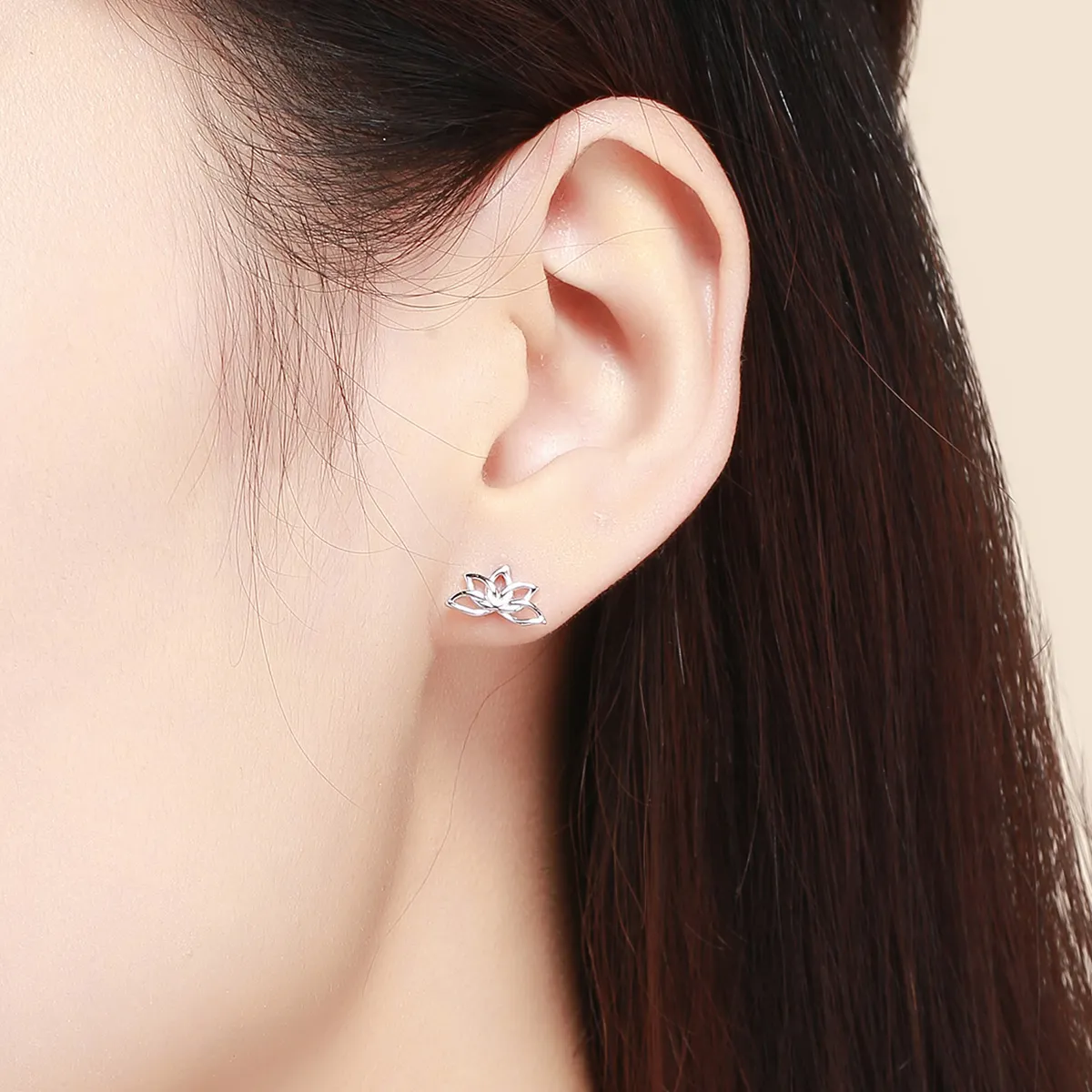 Pandora Style Sølv Fresh Lotus Stud øredobber - BSE024