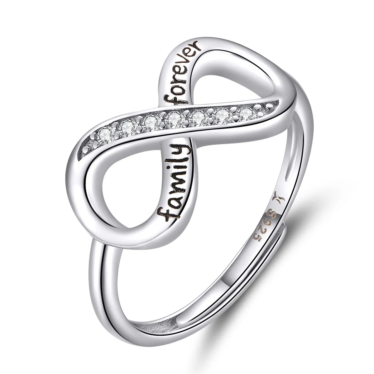 Pandora Style Silver Endless Love Open Ring - SCR579