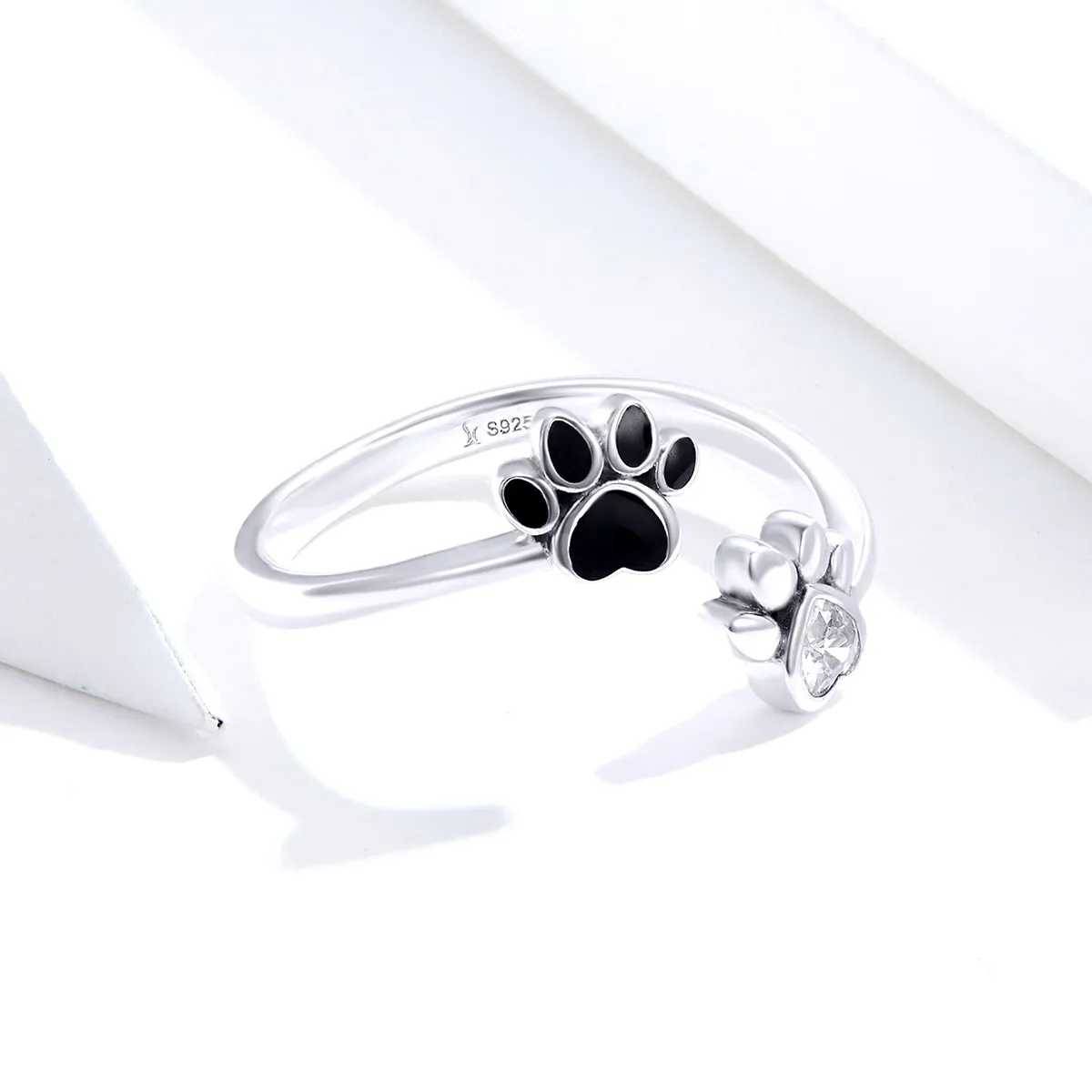 Pandora Style Silver Friendships Åpen Ring - SCR605