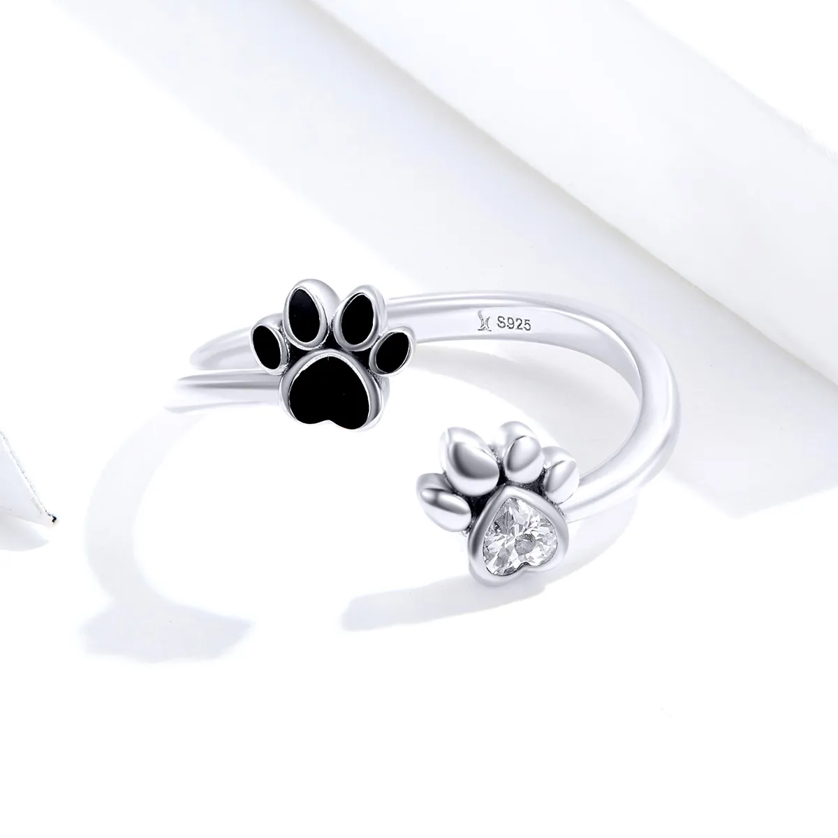 Pandora Style Silver Friendships Åpen Ring - SCR605