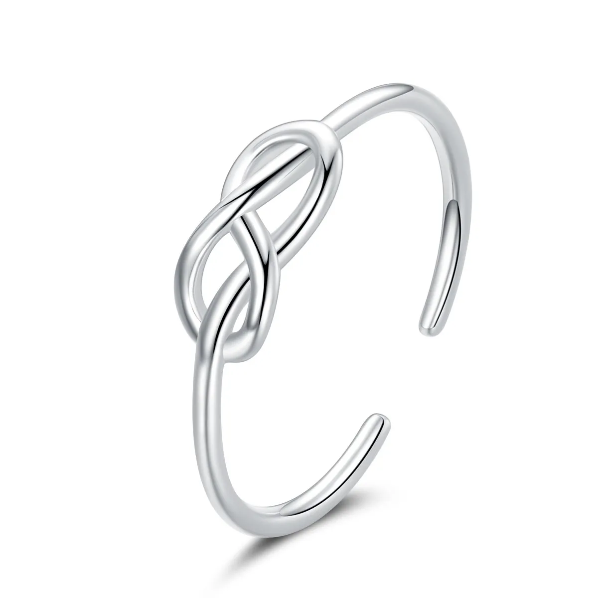 Pandora Style Silver Infinity Open Ring - BSR143