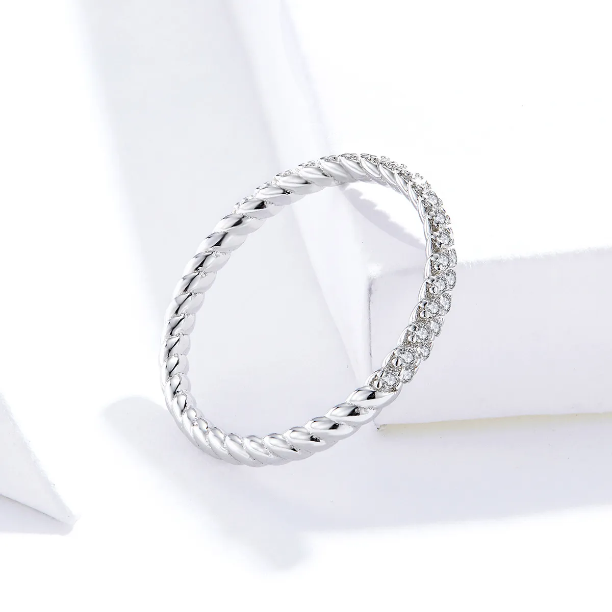 Pandora Style Silver Love Ring - SCR624