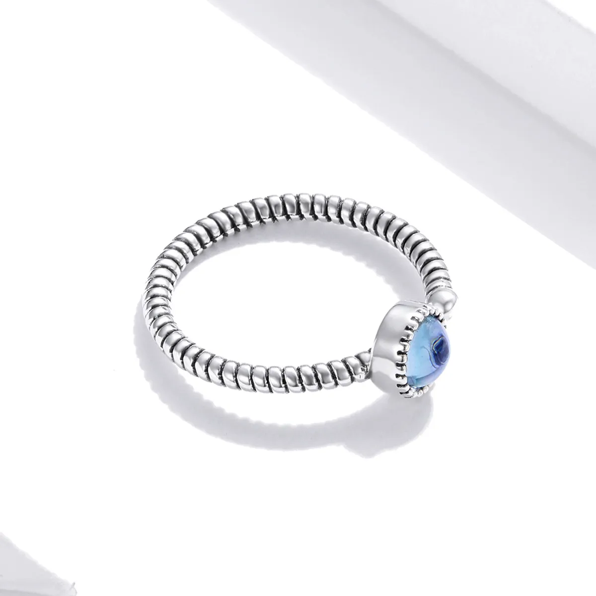 Pandora Style Silver Moonlight Lover Open Ring - SCR698