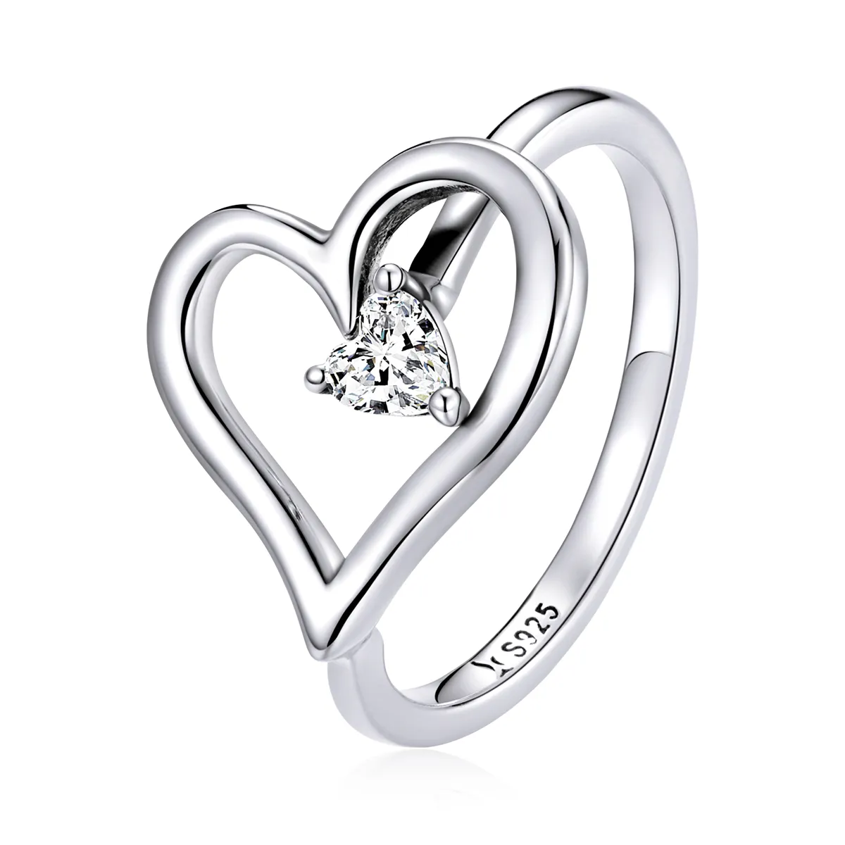 Pandora Style Silver Shining Wish Ring - SCR700