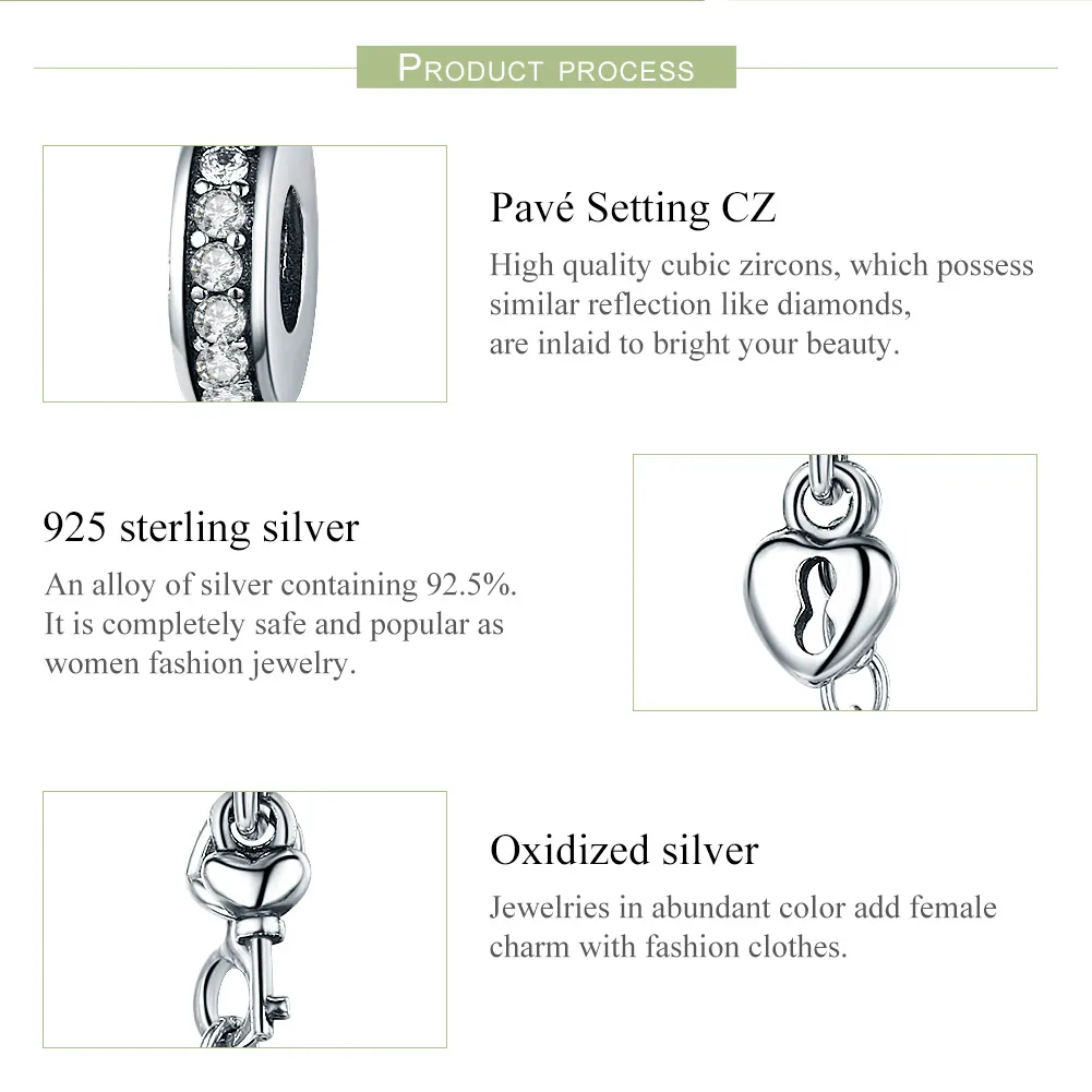 Pandora Style Silver Only Love sikkerhetskjede - SCC606