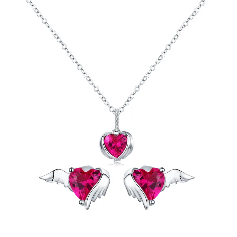 pandora style guardian hearts smykkesett set008