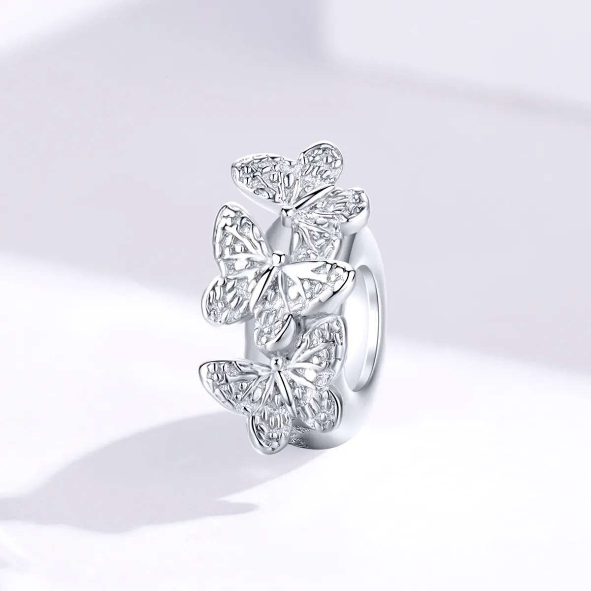 Pandora Style Silver Butterfly Spacer Charm - BSC120