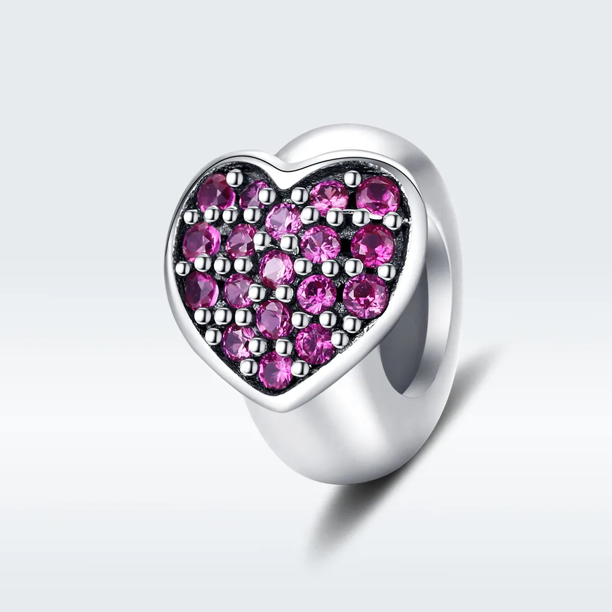 Pandora Style Silver Love Spacer Charm - SCC1336