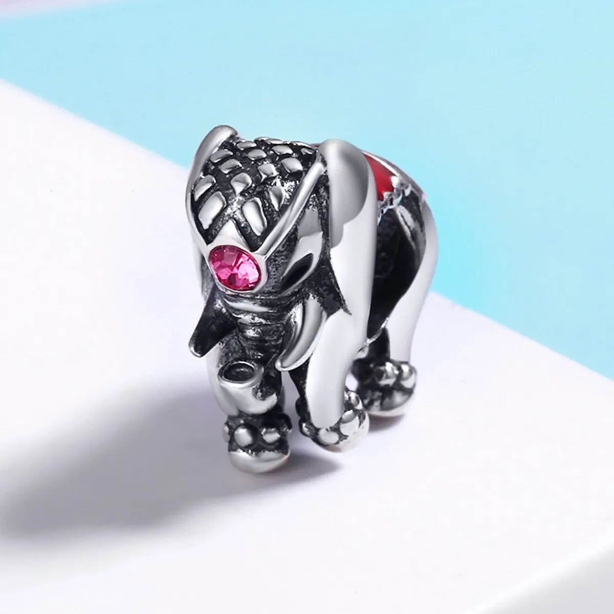 Pandora Style Sølv Søt Babyelefant Spacer Charm - SCC321